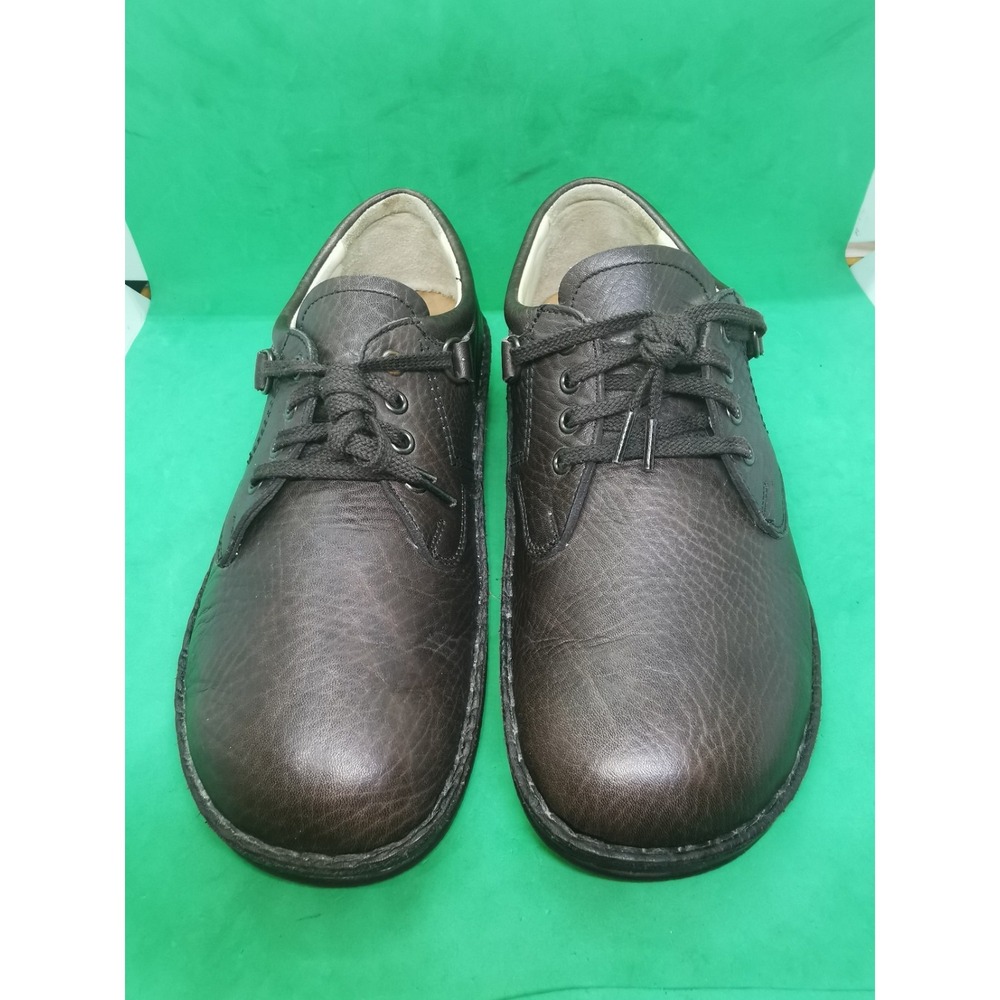 Finn Comfort Womens Vassa Shoe Brown Leather Oxfords Black Size EU 40 US 9.5